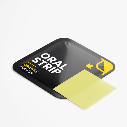 AuraLux Hair, Skin & Nails Strips– Biotin + Vitamin D3 + Folate | Citrus Oral Beauty Supplement (30 Strips)